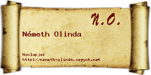 Németh Olinda névjegykártya