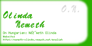 olinda nemeth business card